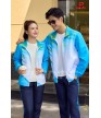 Bộ gió thể thao nam MDB-257 xanh cô ban phối navy